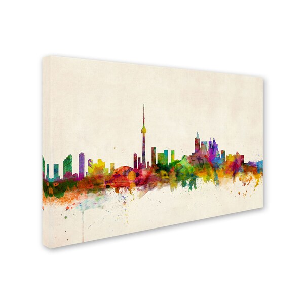 Michael Tompsett 'Toronto Canada' Canvas Art,22x32